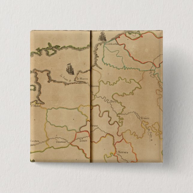 France Rivers Button (Front)