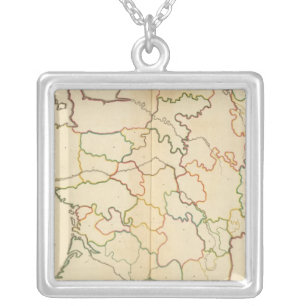 France Rivers Outline Silver Plated Necklace