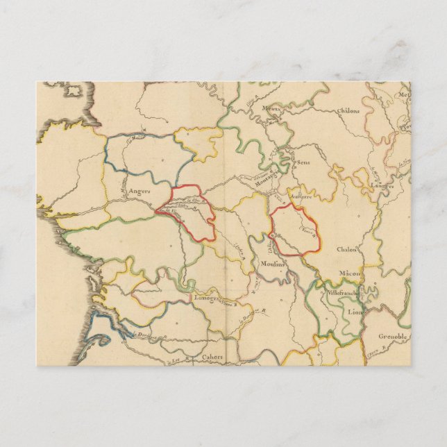 France Rivers Postcard (Front)