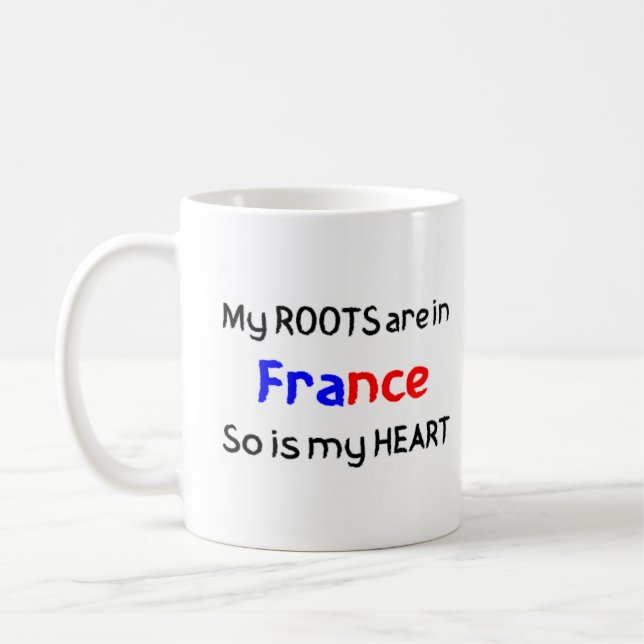 france roots coffee mug (Left)