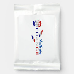 France Rose Flag Personalized  Lemonade Drink Mix