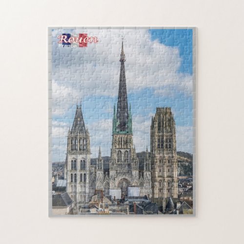France _ Rouen _ Cattedrale di Notre_Dame _ Jigsaw Puzzle