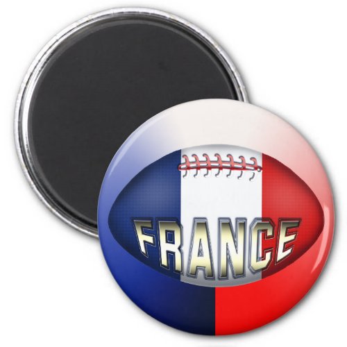 France Rugby Ball Magnet