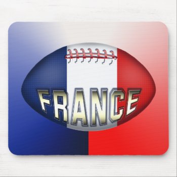 France Rugby Ball Mouse Pad by tjssportsmania at Zazzle