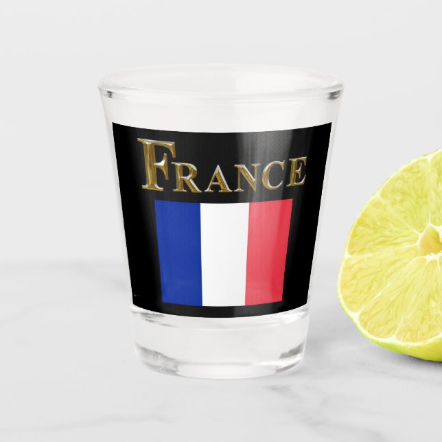 FRANCE SHOT GLASS (Front)
