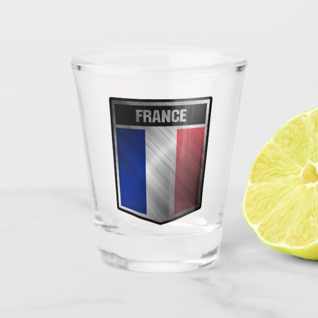 France Shot Glass (Front)