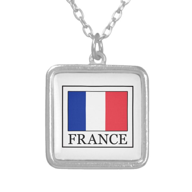 France Silver Plated Necklace (Front)