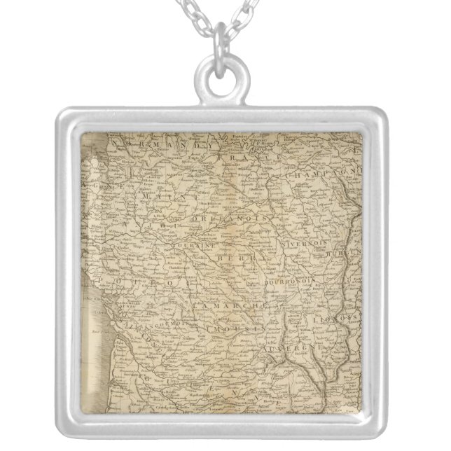 France Silver Plated Necklace (Front)