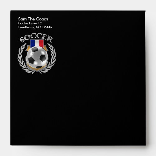 France Soccer 2016 Fan Gear Envelope