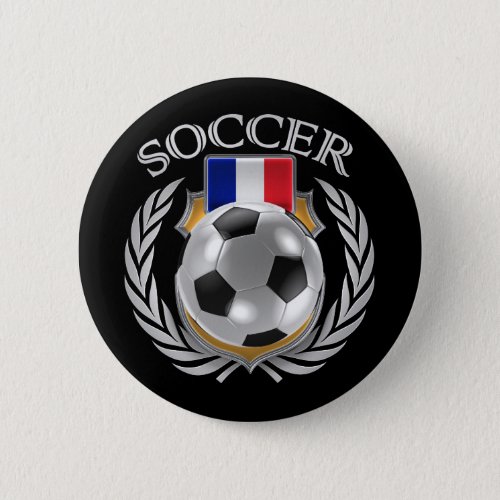 France Soccer 2016 Fan Gear Pinback Button