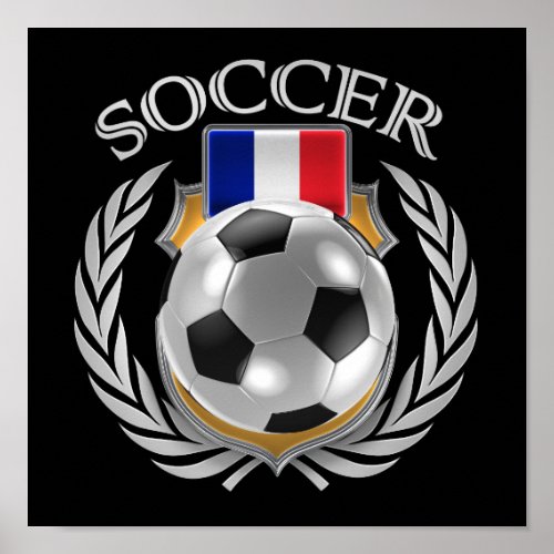 France Soccer 2016 Fan Gear Poster