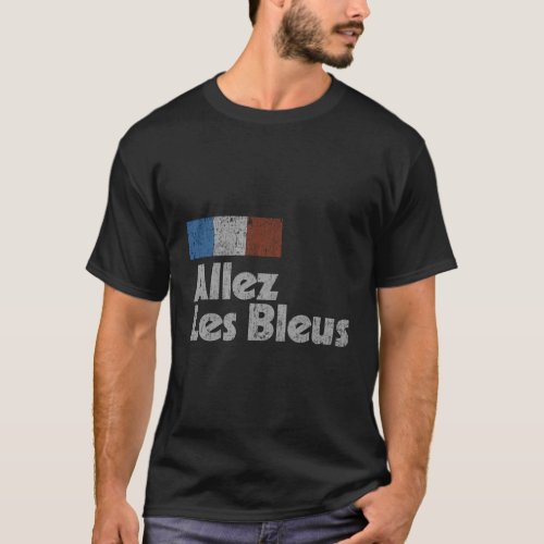 France Soccer 2018 French Flag Allez Les Bleus T_Shirt
