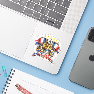 France Soccer Fan French Football World Cup Futbol Sticker
