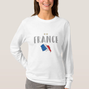 France Soccer Football Fan Shirt French Flag