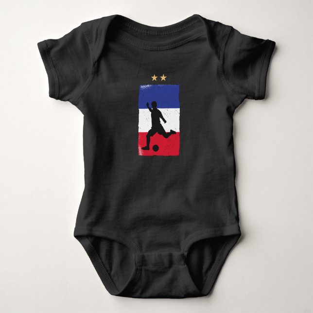 France Soccer Football Fan Shirt French Flag (Front)
