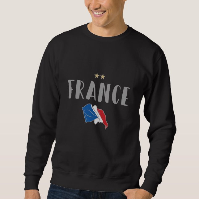 France Soccer Football Fan Shirt French Flag (Front)