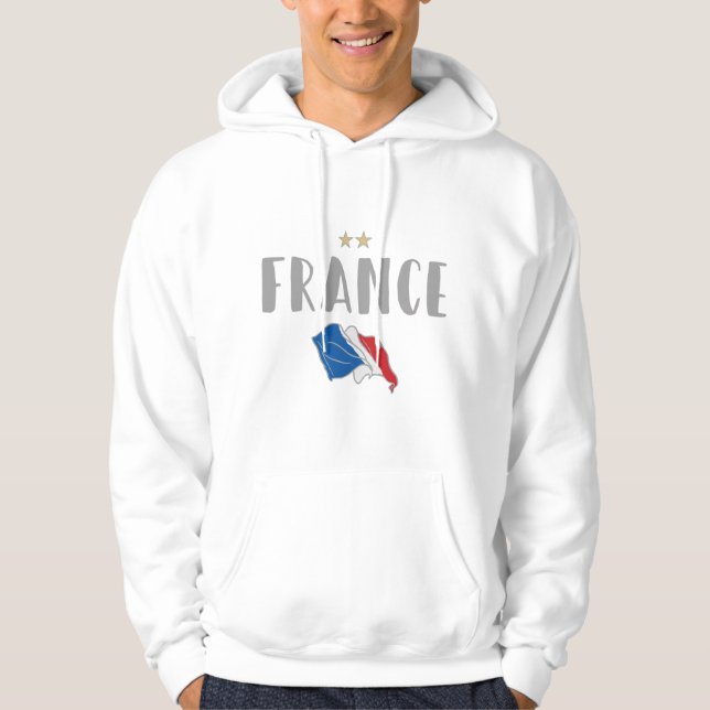 France Soccer Football Fan Shirt French Flag (Front)