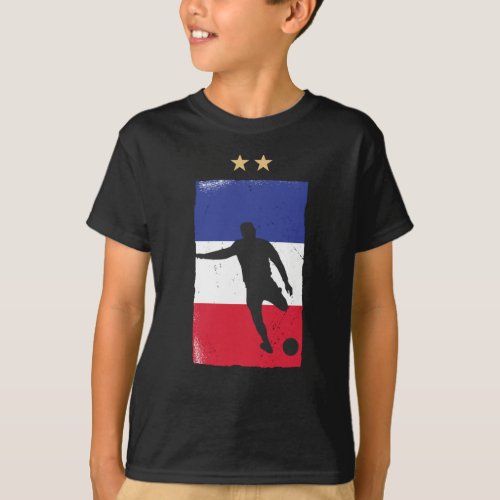 France Soccer Football Fan Shirt French Flag