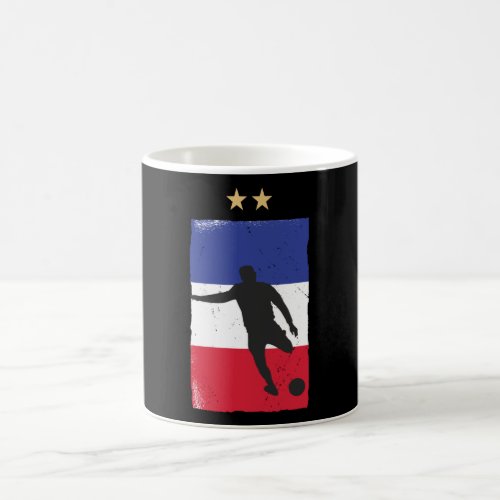 France Soccer Football Fan Shirt French Flag Coffee Mug