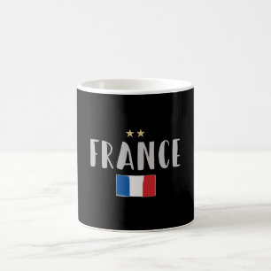 France Soccer Football Fan Shirt French Flag Coffee Mug