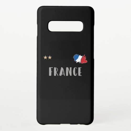 France Soccer Football Fan Shirt French Flag Samsung Galaxy S10 Case