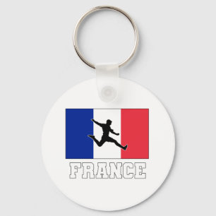 France Soccer Football National Team Keychain