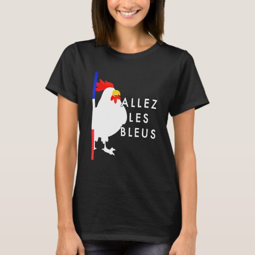 France Soccer Jersey _ Flag With Rooster T_Shirt