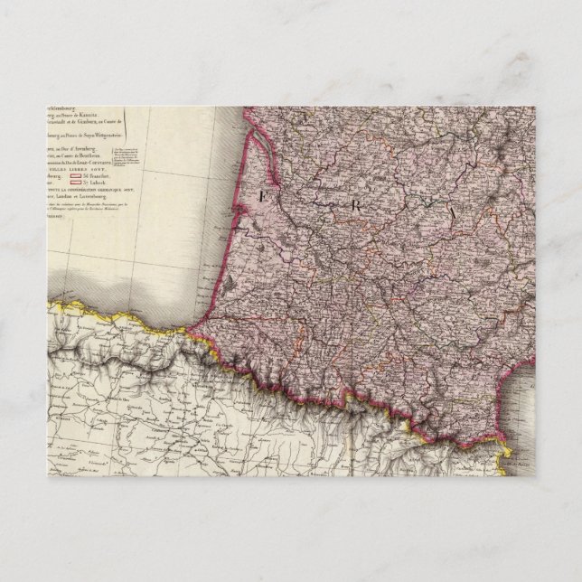 France Southwest Postcard (Front)