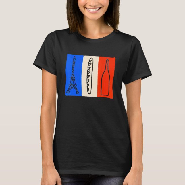 France souvenir gift for men women T-Shirt (Front)