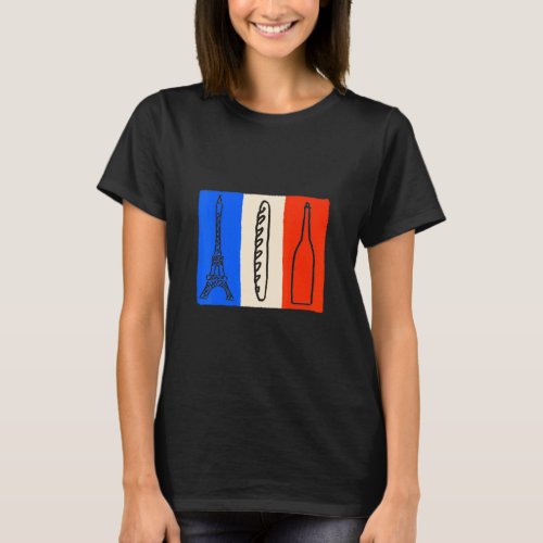 France souvenir gift for men women  T_Shirt