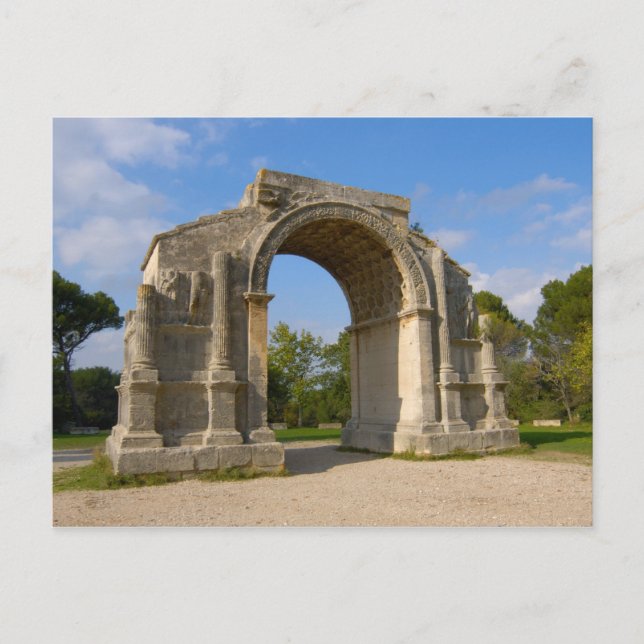 France, St. Remy de Provence, Triumphal Arch Postcard (Front)