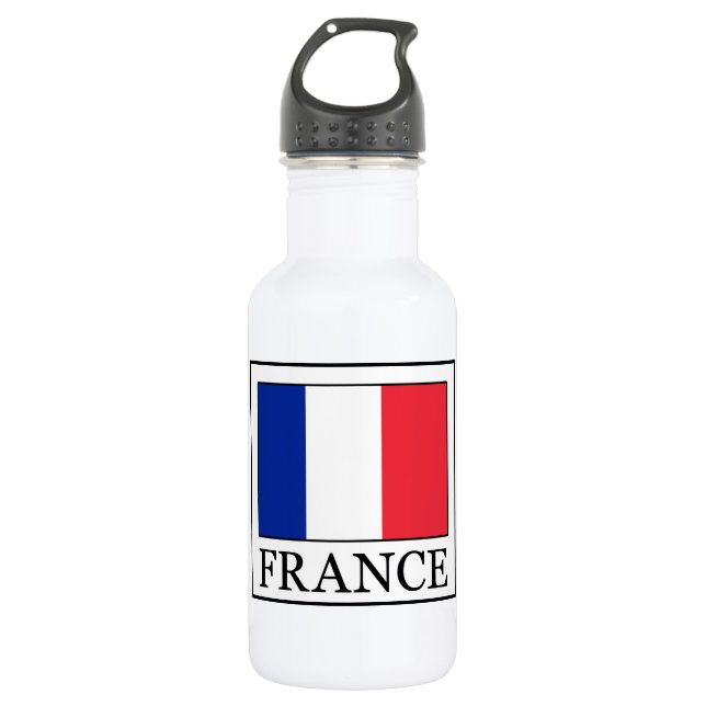 France Stainless Steel Water Bottle (Front)