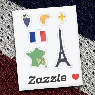 France Stickers Set