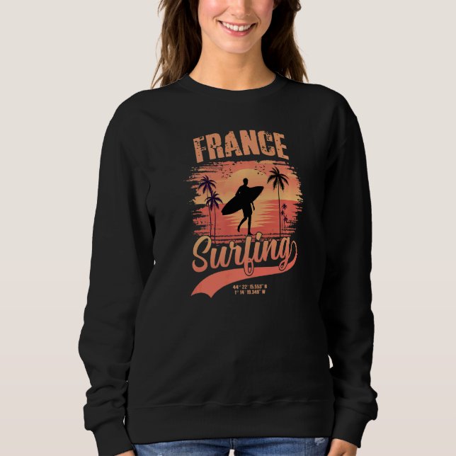France Surfing   Sweatshirt (Front)