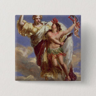 France Sustaining America Pinback Button