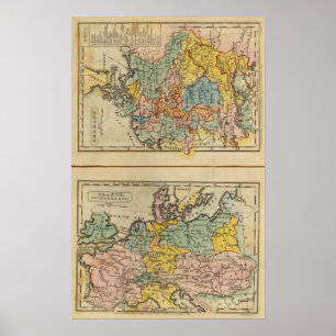 France, Switzerland, Germany Poster