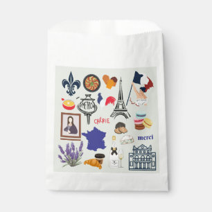 France Symbols Favor Bag