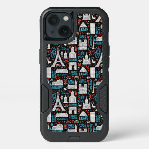 France   Symbols Pattern iPhone 13 Case