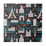 France | Symbols Pattern Tile