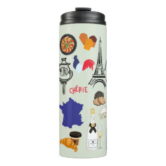 France Symbols Thermal Tumbler