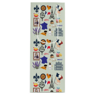  France Symbols Wine Gift Bag