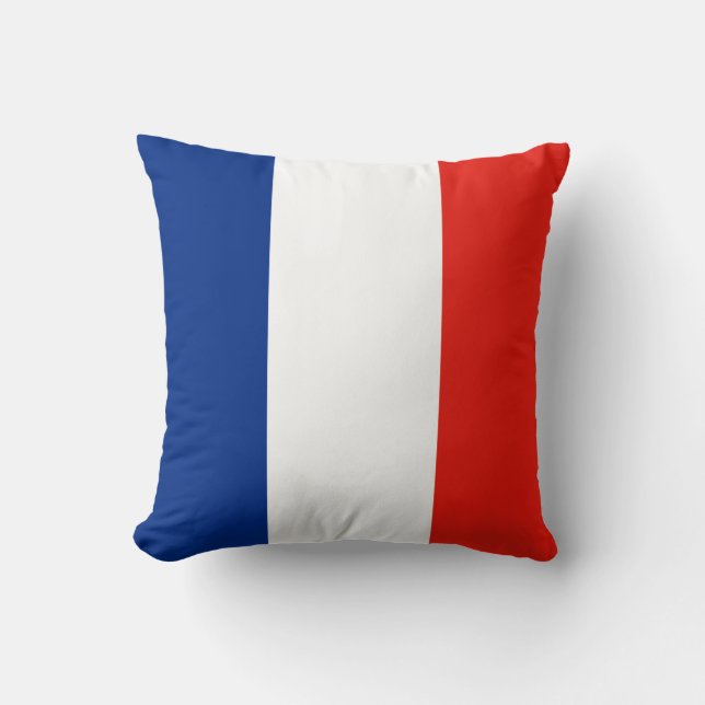 France Throw Pillow (Front)