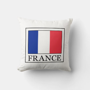 France Throw Pillow