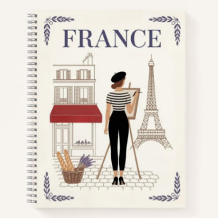 France Travel Notebook