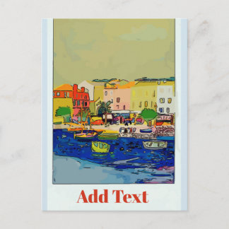 France Travel Poster Postcard