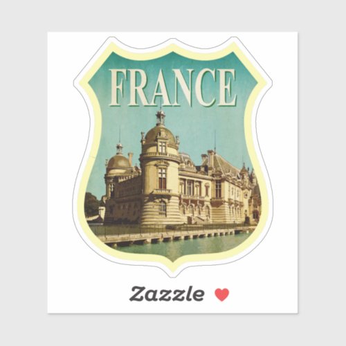 France Travel Sticker