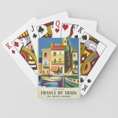 FRANCE Vintage Travel playing cards