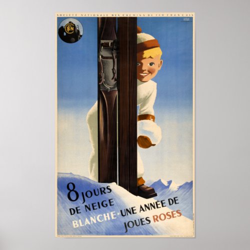 France Vintage Travel Poster 1938