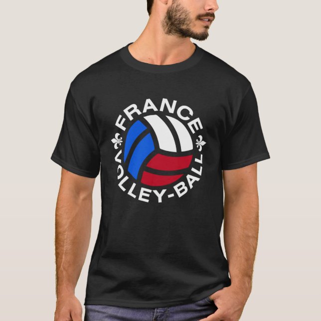 France Volleyball Double sided T-Shirt (Front)