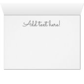 "France" Watercolor Sketch Greeting Card (Inside Horizontal (Bottom))